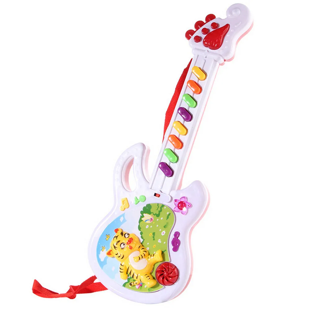 Electric Guitar Toy Musical Play For Kid Boy Girl Toddler Learning Electronic US 