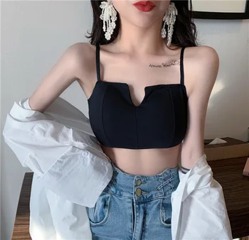 

Beautiful Back Elastic Underwear No Steel Ring Gathered Bra Thin Tube Top Women Soutien Gorge Bandeau Staniki Damskie Fashion