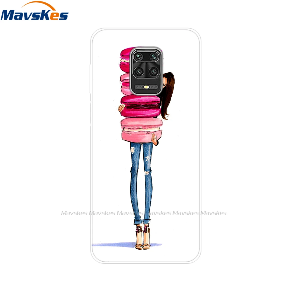 Phone Cases For Xiaomi Redmi Note 9S Case Soft TPU Silicone Protective Shell Back Cover For Redmi Note 9S 9 Pro Max Case Bumper xiaomi leather case case Cases For Xiaomi