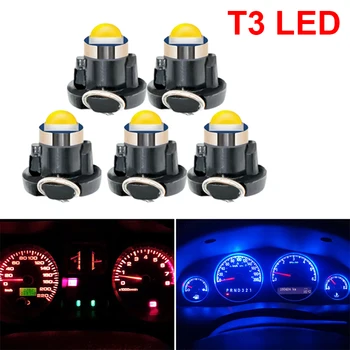 

5PCS Gauge Light For Mercedes W203 W211 W204 W210 Benz BMW F10 E34 E30 F20 X5 E70 Car Dashboard Wedge Instrument T3 Led Lamp