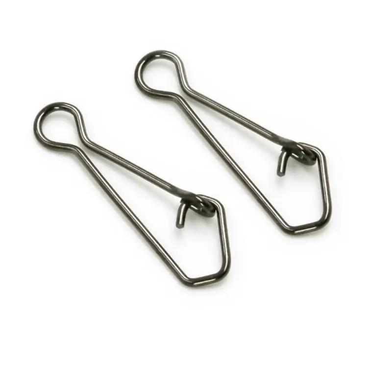 

50pcs Fishing Hooks Stainless Steel Fishing Swivel Hooked Snaps Line Connector Sea Ocean Swivel Rolling Snap For Fishing Tools