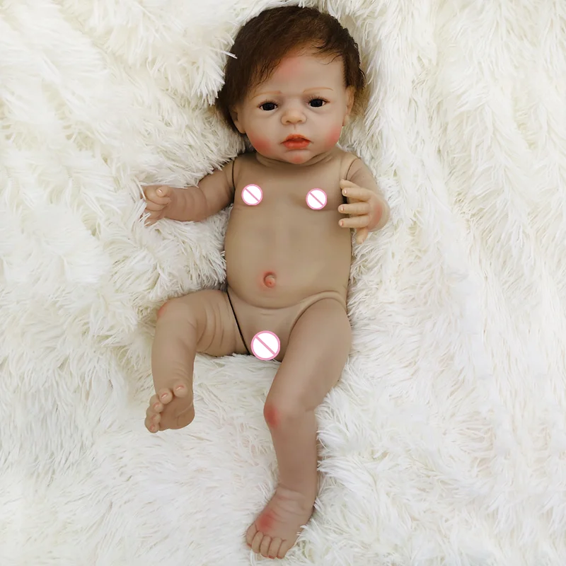 22 дюйма полностью силиконовая кукла-реборн Bebe Reborn Corpo De Silicone Inteiro Baby Life куклы для девочек Bebe Boneca игрушки для купания