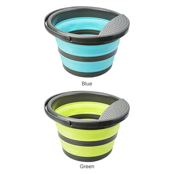 

Camping Picnic Water Tank Bucket Outdoor Hiking Silicone Foldable Water Barrel for Outdoor Fishing Portable Accessories