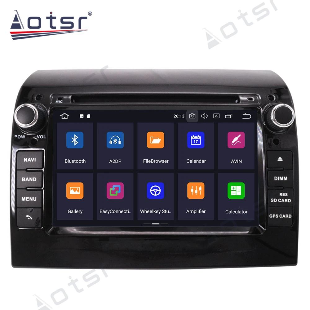 Android 10 Car Radio Player GPS Navigation DSP Wireless Carplay For Fiat Ducato 2006-2019 Car Auto Stereo HD Multimedia Headunit