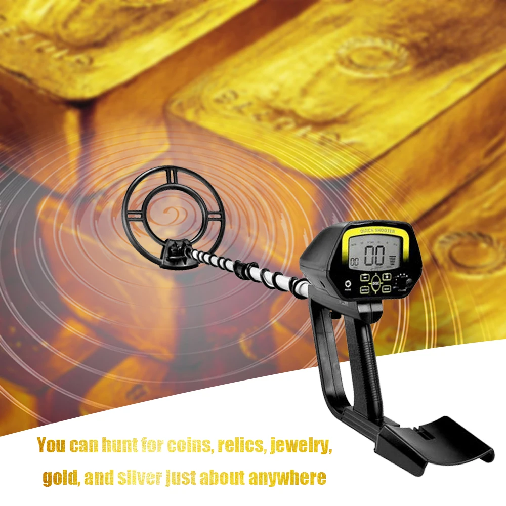 

Meterk Portable Metal Seeker Gold Detectors LCD Display High Sensitivity Treasure Hunter Underground Metal Detector