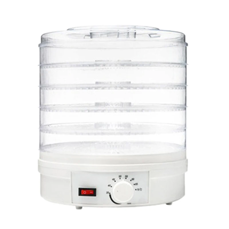 

Hot Food Dehydrator Fruit Vegetable Herb Meat Drying Machine Snacks Food Dryer With 5 Trays Eu Plug