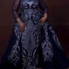 Jl08# сток темно-синий цвет блесток вышивка чистая Тюлевая сетчатая кружевная ткань для распиловки свадебного платья