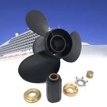 Черный подвесной моторчик с пропеллером из алюминиевого сплава 13X19 для Mercury 40-140HP 48-77346A45 детали лодки