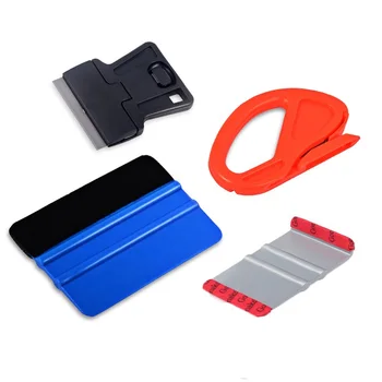 

EHDIS Car Vinyl Wrap Squeegee Carbon Film Cutter Set Window Tint Car Sticker Decal Glue Remover Scraper Auto Wrapping Tool