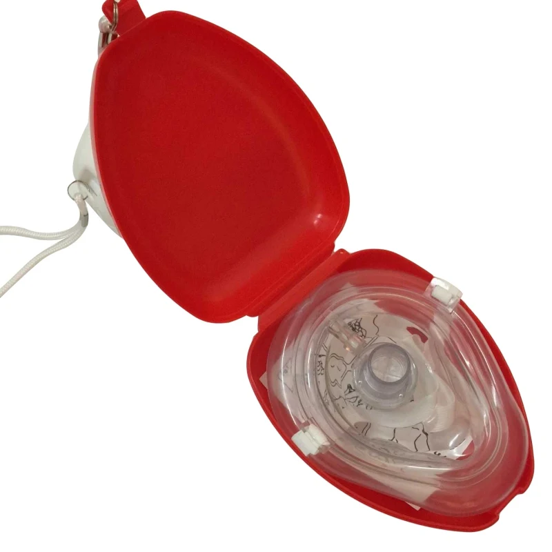 Портативный взрослых Детские маска для искусственного дыхания и сердечнолегочной реанимации сердечно-легочной реанимации спасательная дыхательная маска карман реаниматор с одноходовым клапаном сердечно-легочной реанимации скорая помощь выживания