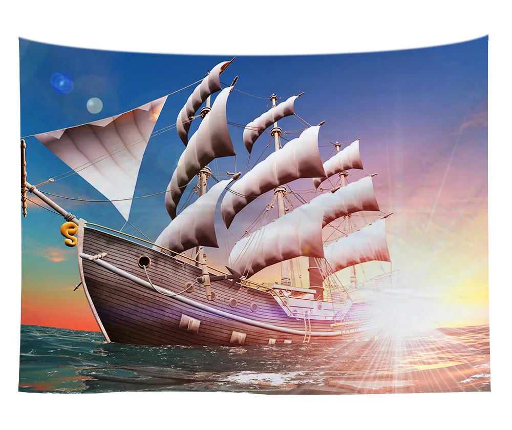 AliExpress/EBay/Hot Selling Digital Printing Home Tapestry/Wall Tapestry/Beach Towel City Series