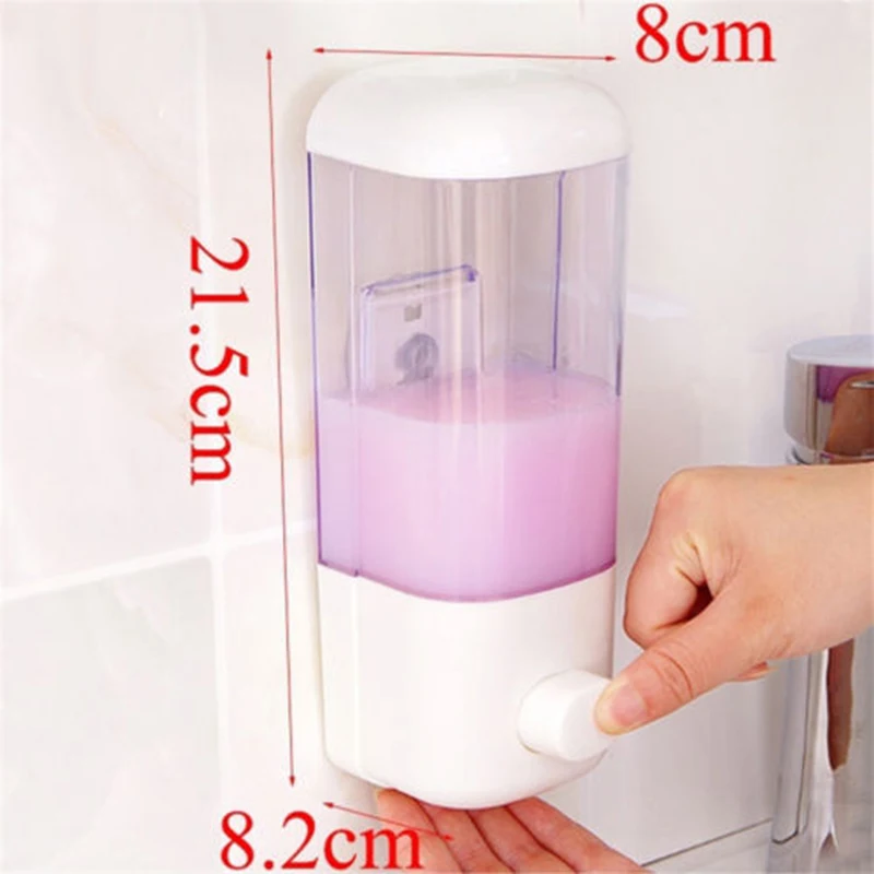500ml/1000ml Wall Mount Soap Dispenser Bathroom Shower Lotion Shampoo Liquid Home Garden Supplies - Цвет: Single Tube