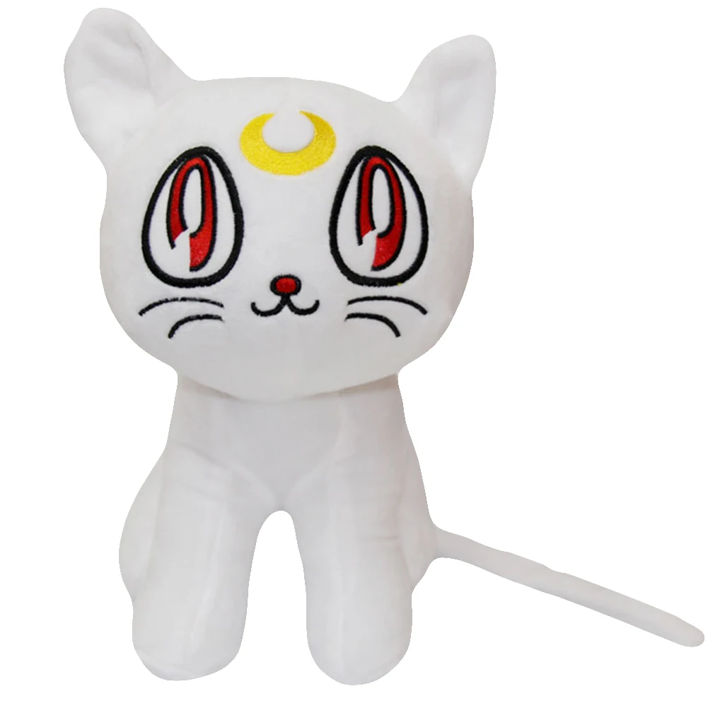 1PC Cartoon Sailor Moon Luna Cat 3 Colors Artemis Plush Toy Soft Stuffed Dolls 20CM