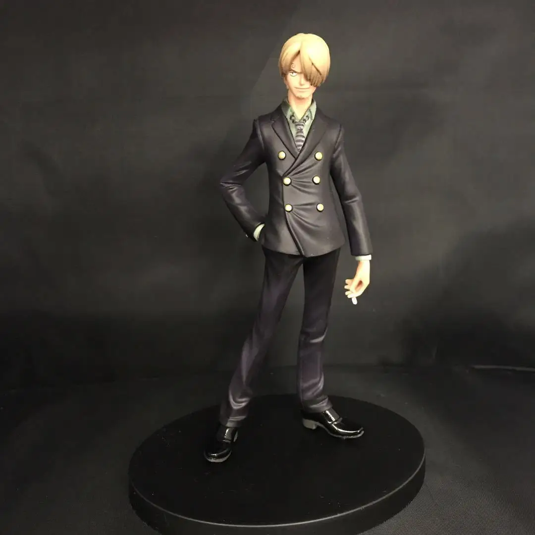 

Anime One Piece DX Group Vertical Type Prize Figure Two Years Ago Green Collar Sanji Garage Kit Model Ornaments