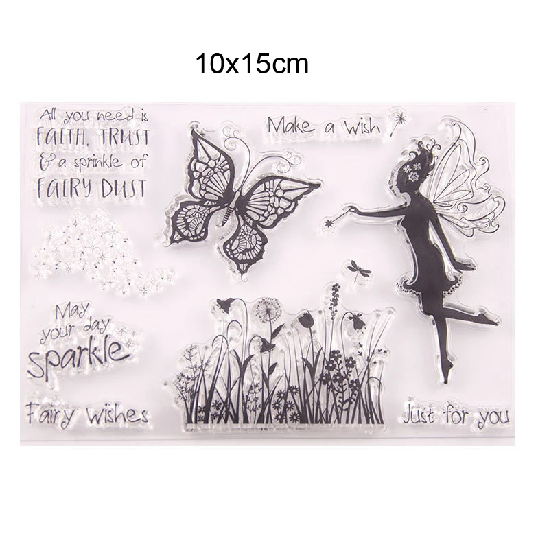 Butterfly Angle Clear Stamps 1