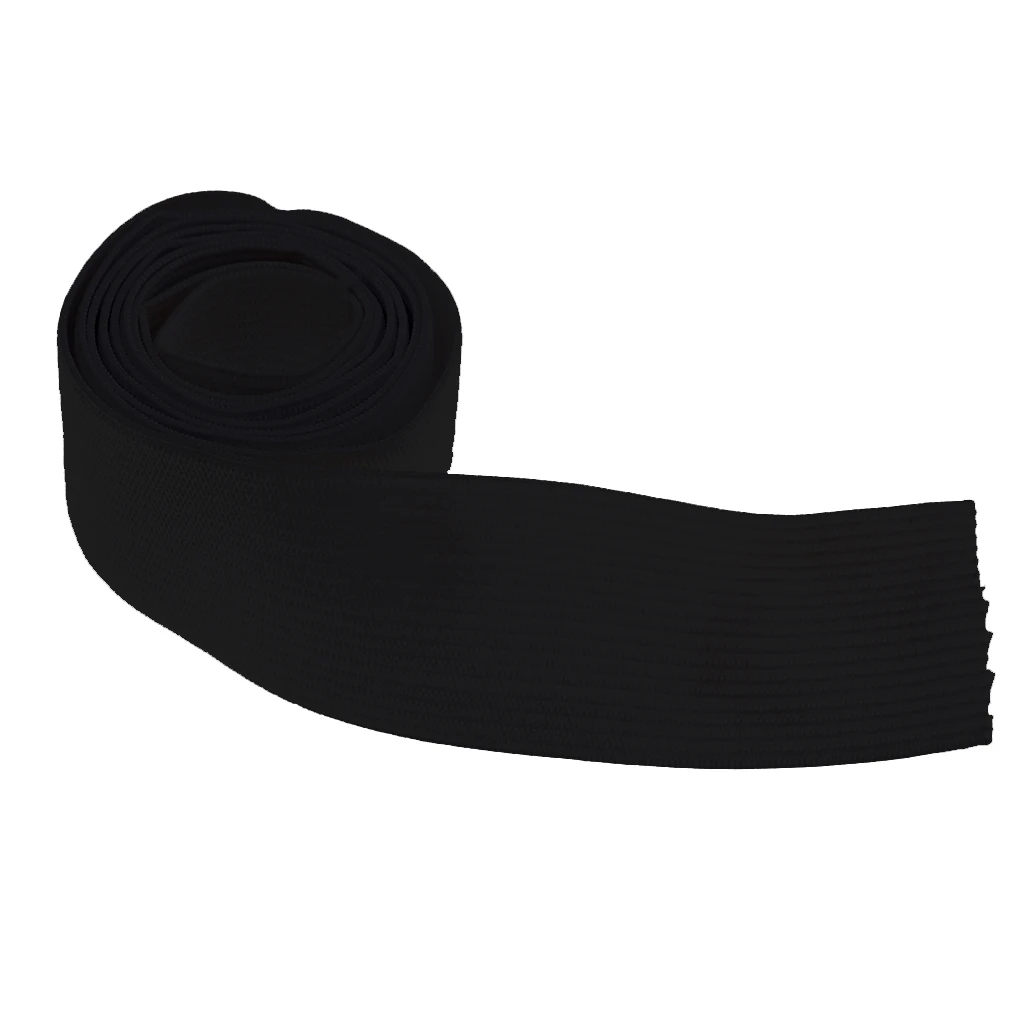 1 Meter 30mm Elastic Spandex Satin Band DIY Hair Ties Accessories Sewing Crafts, White/Black 2 Colors Available