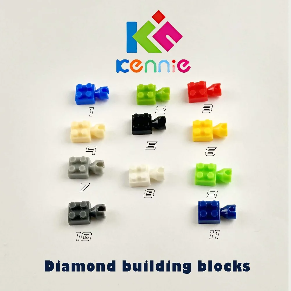 6900 шт./лот Kennie mini NO.3730 объемные цветные детали для сыпучих пластин 2X2 W. Шариковая