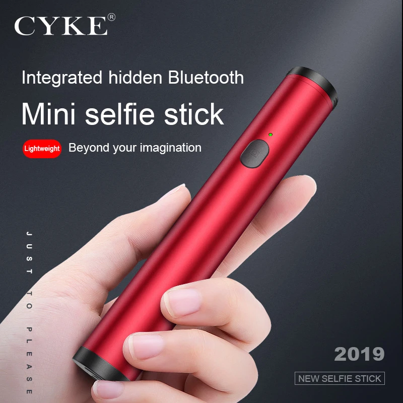 

CYKE M13 2019 New foldable portable selfie stick bluetooth Tripod selfie stick for iOS/Android