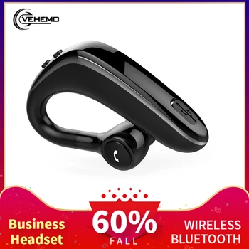 

VEHEMO Driver Car Bluetooth Headset Mini Wireless Calls Remind Vibration Hands-free Headphone Wear Clip Sports Running Earphone