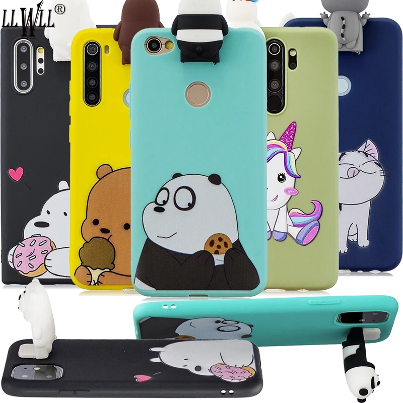 3D Toys Flip Stand Redmi Note 5A Prime Cartoon Case For Xiaomi Unicorn Cat Doll Cover Capa | Мобильные телефоны и
