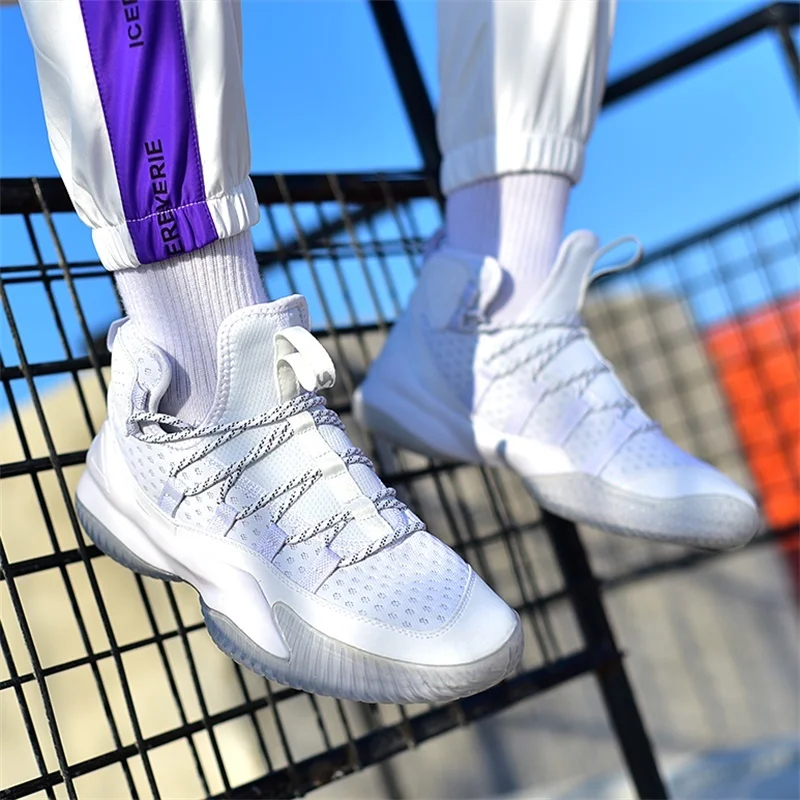 Пик мужские баскетбольные кроссовки дышащие амортизирующие сетчатые кроссовки Нескользящие носимые спортивные кроссовки спортивная обувь для тренировок