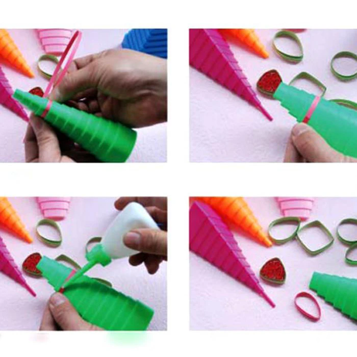 EASY-5Pcs бумажный Квиллинг границы Бадди шпульки башня Quilled создание ручной работы ремесло DIY Инструменты