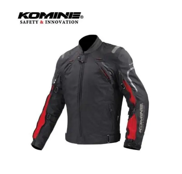 Komine JK-108 сетчатый дышащий спортивный костюм на молнии летняя и осенняя локомотивная летняя куртка 8 - Цвет: Красный