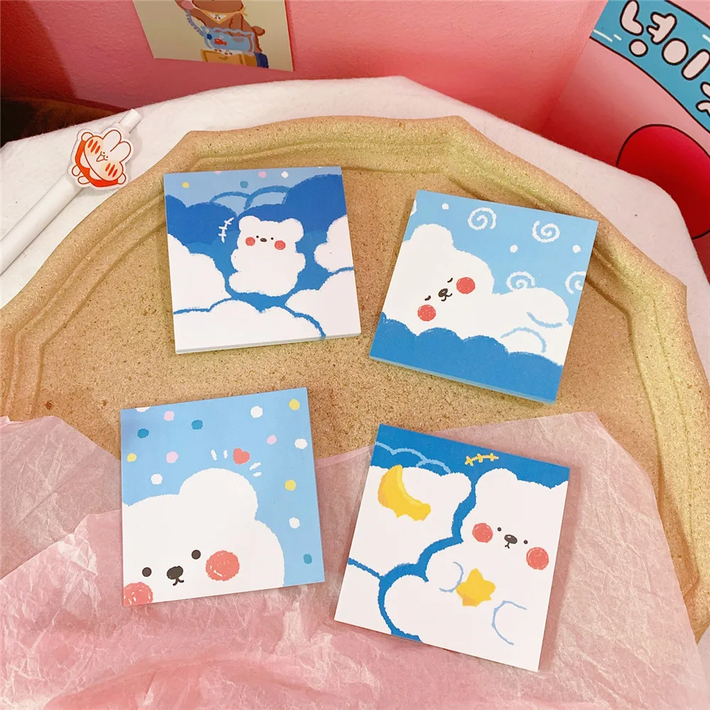 Милый маленький медвежонок милые канцелярские принадлежности N Times липкие нотки