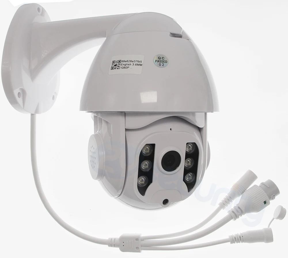 1080p Wifi PTZ камера наружная работает с Alexa Беспроводная Автоматическая скорость слежения купольная камера наблюдения CCTV безопасности IP камера