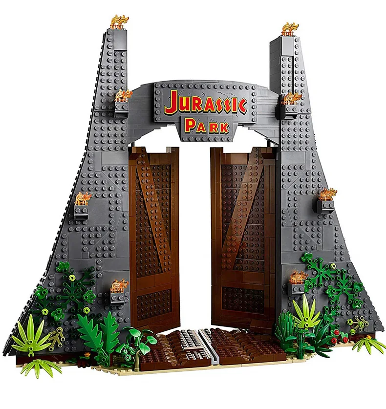 61001 игрушек, совместимых с 75936 парком Юрского периода: T. Rex Rampage Set, детские рождественские игрушки, строительные блоки, наборы кирпичей