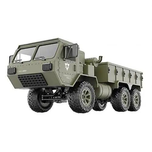 1/16 2,4G 6WD RC автомобиль военный грузовик M799 внедорожный автомобиль с передатчиком игрушка фузеляж Рама изготовлена из металла - Цвет: 1