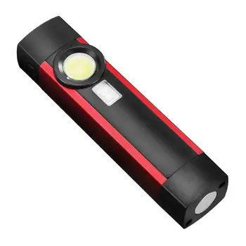 

COB Working Inspection Light LED Torch USB Charging Lantern Swivel Hook Magnetic Flashlight For Camping Car Repair Maintenance