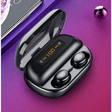 V11 TWS 5,0 Bluetooth 9D стерео наушники с 4000 мАч power Bank беспроводные наушники IPX7 водонепроницаемая Спортивная гарнитура r20 airpots