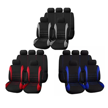 

Car Seat Covers Interior Accessories Airbag Compatible Seat Cover Red Blue Gray Seat Protector