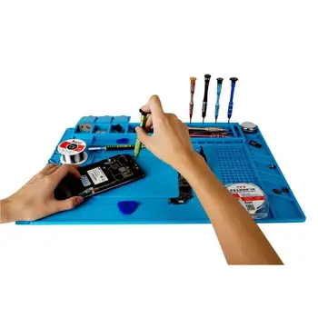 

Phone Repair Mat Maintenance Station Anti-Corrosion Anti-Static Heat Insulation Pad QJS Shop