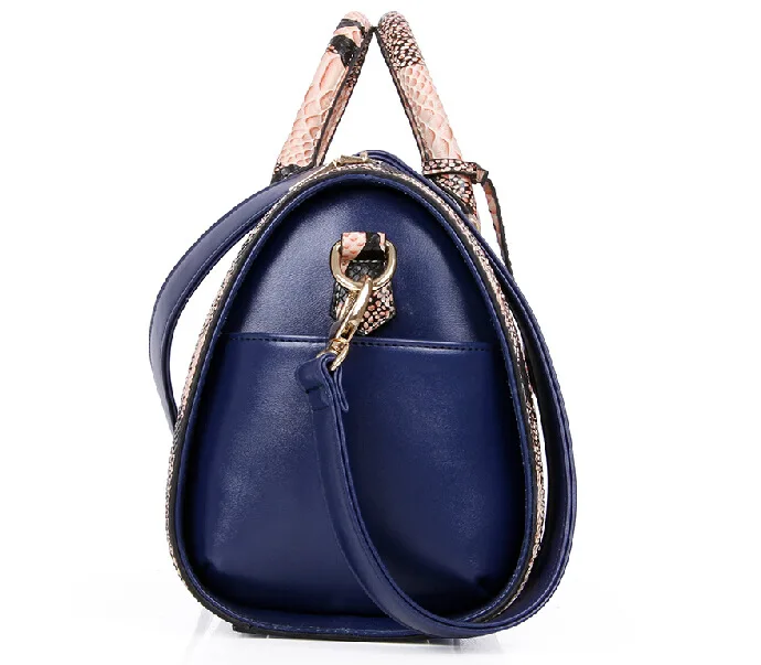 

2019 Spring And Summer New Style Snakeskin Large Bag Europe And America Fashion Brand WOMEN'S Bag Shoulder Diagonal Hand WOMEN'S