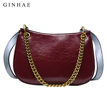 

2 Side Color Shows Fashion Women Bag Luxury PU Leather Multifunction Handbags Chain Shoulder Crossbody Bags For Women Pocket Sac