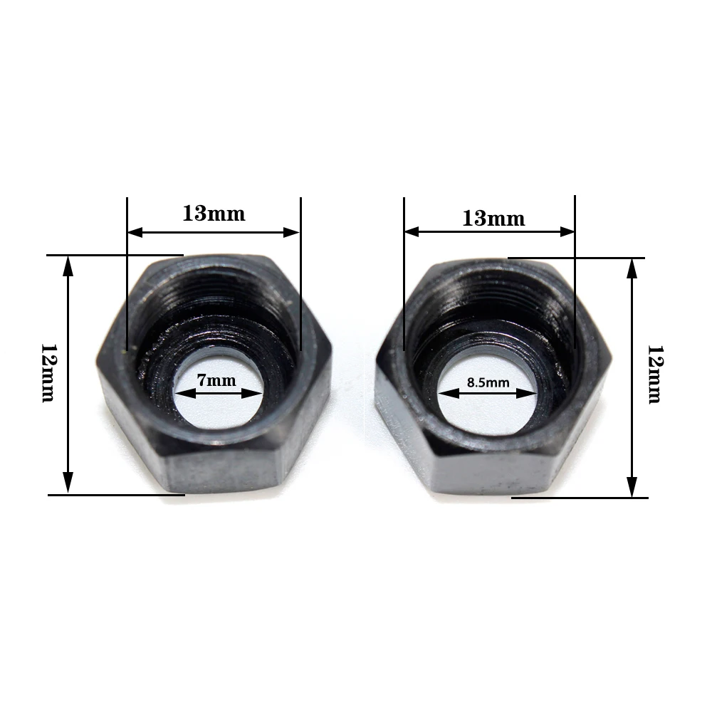LAVIE 2 pcs set 6mm or 6.35mm or 8mm collet chuck with nut Engraving Trimming Machine Electric Router Milling Cutter Accessories