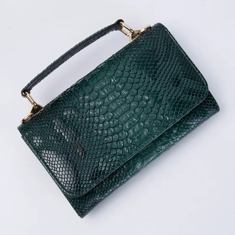Новые сумки на плечо со змеиным узором для женщин, маленькие роскошные сумки из натуральной кожи, женские сумки, дизайнерские сумки через плечо, модная сумка-клатч