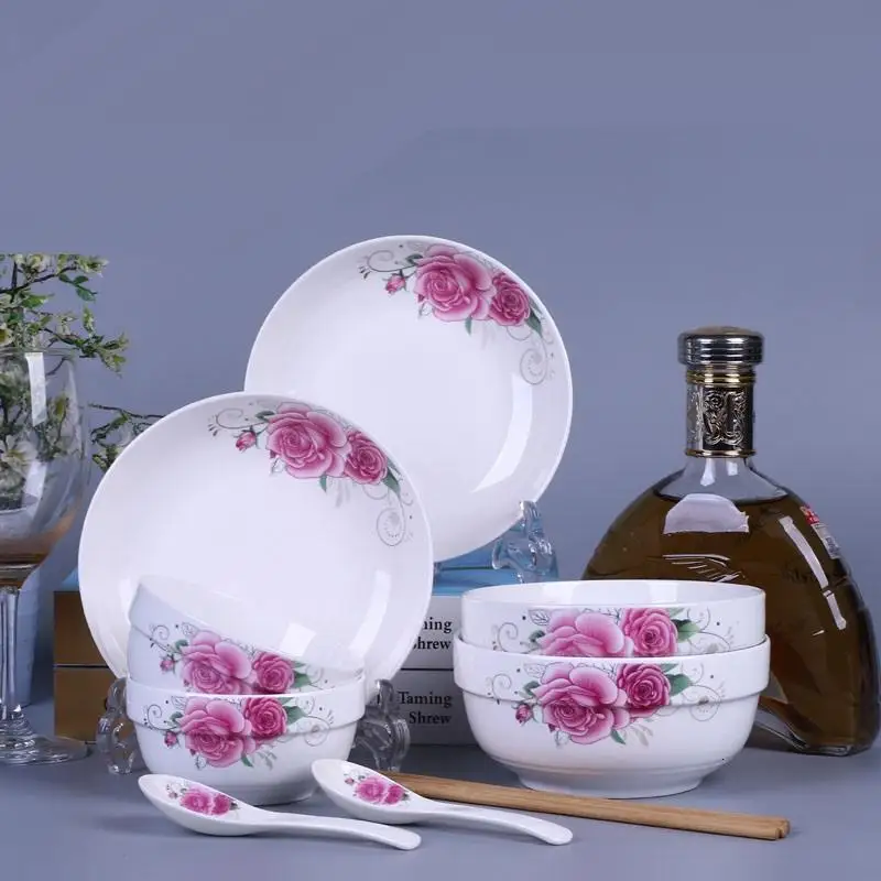 MODEL D Фарфоровая тарелка для мороженого Mutfak Malzemeleri Корейская столовая посуда Ramen лапша миска столовая посуда суп бар керамическая кухонная чаша - Цвет: MODEL D