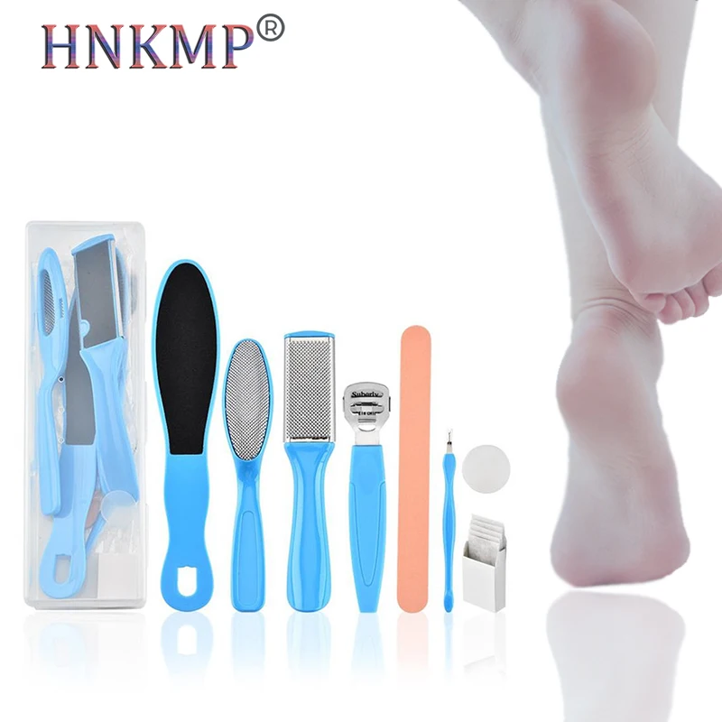 HNKMP 8/10/20Pcs Professional Pedicure Tool Callus Remover Dead Skin Scraper Beauty Skin Tool