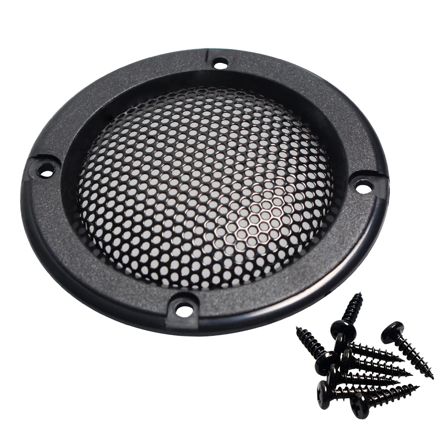 

2PCS 2 INCH Car Speaker Cover Grill Mesh Conversion Speaker Net Cover Protective Cover Diy Speaker Accessories