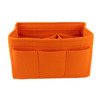 

Multi-Pocket Insert Bag Felt Fabric Purse Handbag Liner Tote Organizer Bag FPing