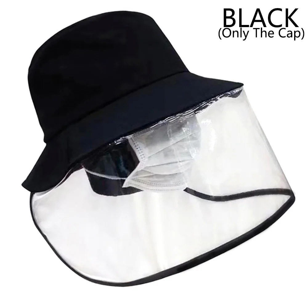 Multi-function Protective Cap Coronary Virus Protective Hat Protective Cap Anti-Saliva Splash Anti-Spitting Mask Face Cover Cap