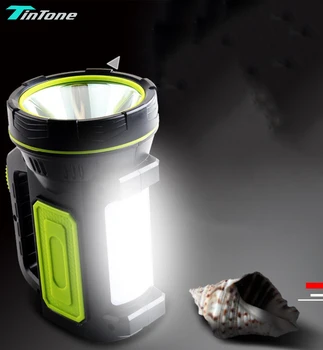 

New LED Searchlight Handheld Worklight Waterproof Rechargeable Lantern Flashlight Safety Spotlight Camping Lamp