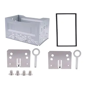 

1Pcs Universal Car Van Stereo Radio Double 2 Din Radio Panel Mounting Cage Frame H4GC