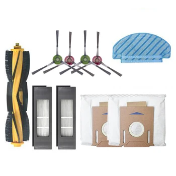 

for ECOVACS DEEBOT OZMO T8 ing Robot Vacuum Cleaner Main Brush Side Brush Filter Cleaning Cloth Dust Bag