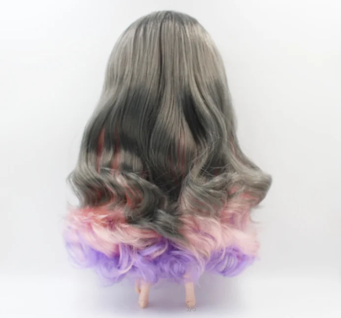 Blyth doll, nude Blyth doll, mixed color long hair