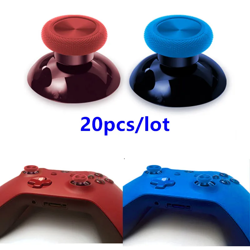 20pcs For Xbox One Controller Original 3d Analog Thumb Sticks Grip Joystick Cap Blue Red