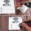 10cm WIFI Sign 3D Acrylic Mirror Wall Stickers Rewritable Account and Password For Public Shope WIFI Signage ► Photo 2/6